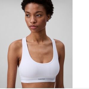 Calvin Klein Underwear Cotton Modal Stretch Rib Lightly Lined Bralette